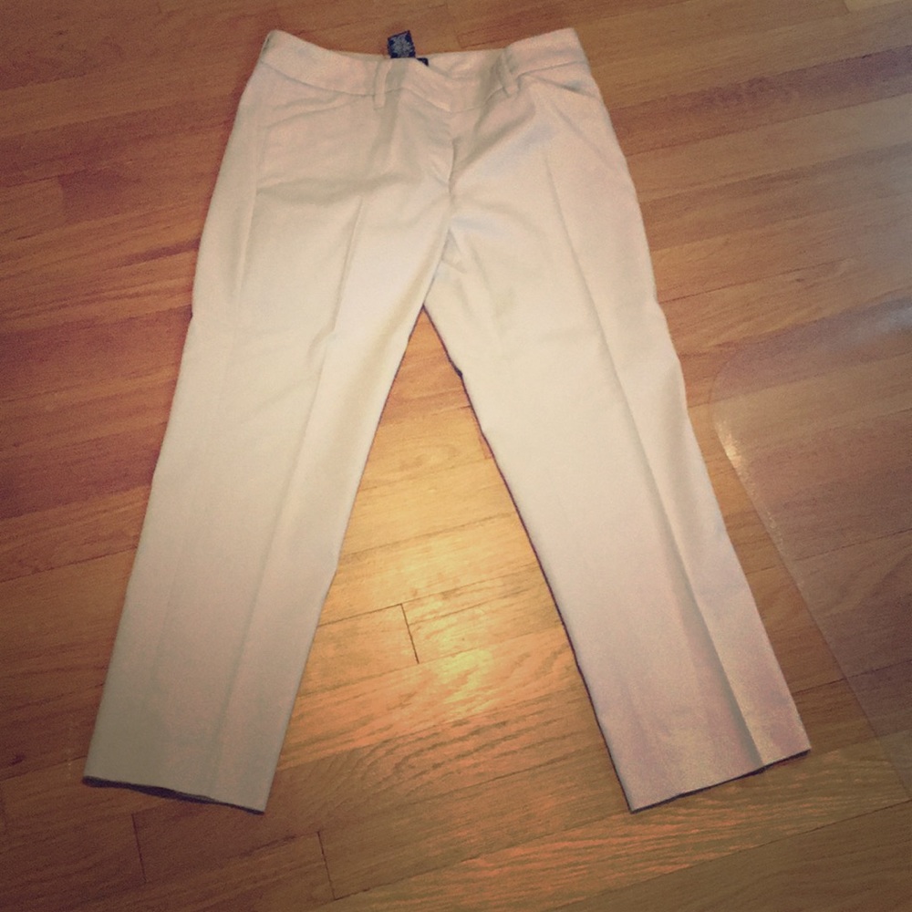 NY&CO light pink/cream capris